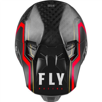 FLY Racing 2021 Formula Carbon Axon Replacement Visor - Black/Red/Gold