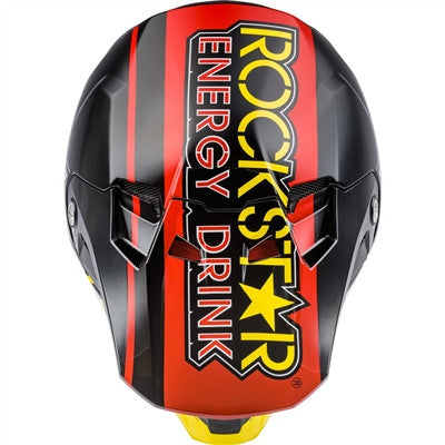 FLY Racing 2021 Formula CC Rockstar Replacement Visor - Black/Red/Yellow