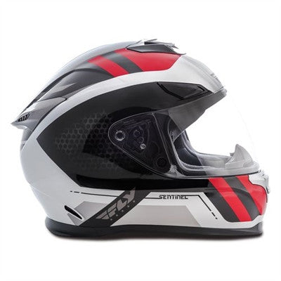 FLY Racing 2017 Mesh Graphic Sentinel Full Face Helmet - Grey/Red