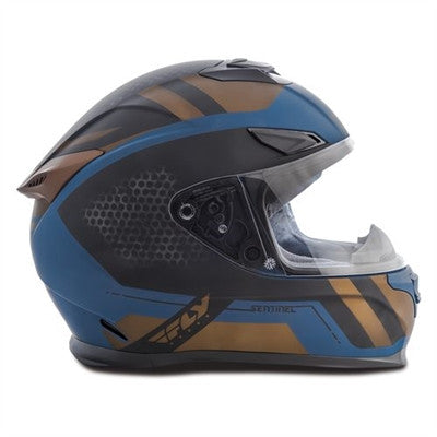 FLY Racing 2017 Mesh Graphic Sentinel Full Face Helmet - Teal/Copper