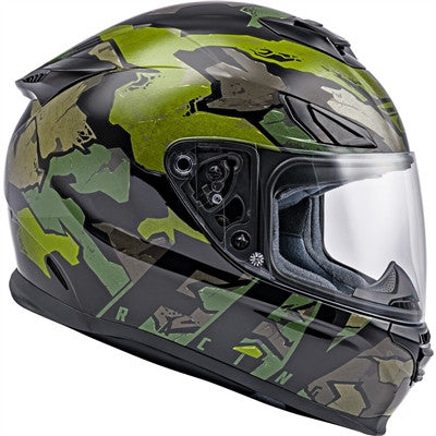 FLY Racing Sentinel Ambush Full Face Helmet - Camo/Green/Grey