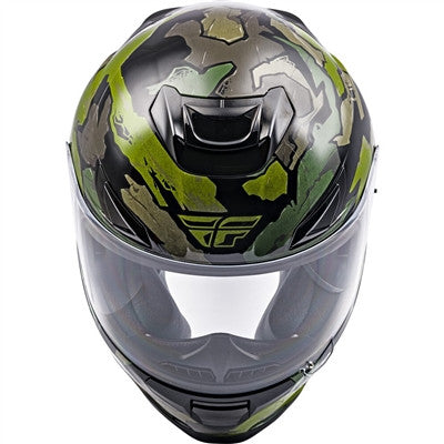 FLY Racing Sentinel Ambush Full Face Helmet - Camo/Green/Grey