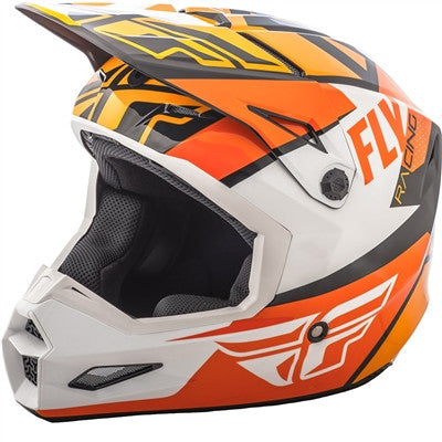 FLY Racing 2019 Youth Elite Guild Helmet - Orange/White/Black