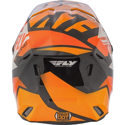 FLY Racing 2019 Youth Elite Guild Helmet - Orange/White/Black
