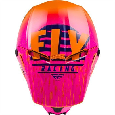 FLY Racing 2020 Youth Kinetic K120 Helmet - Orange/Pink/Black