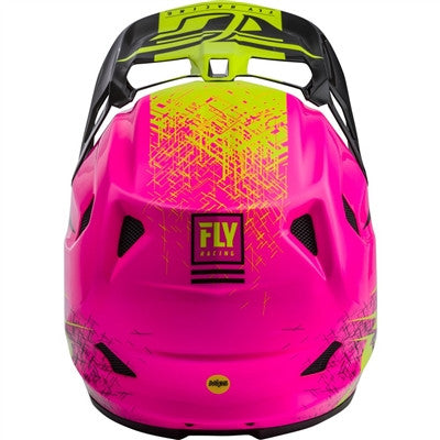 FLY Racing 2019 Werx Imprint Carbon Bicycle Helmet - Pink/Hi-Vis