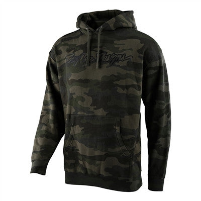 Troy Lee Designs Signature Pullover Hoodie - Forest Camo
