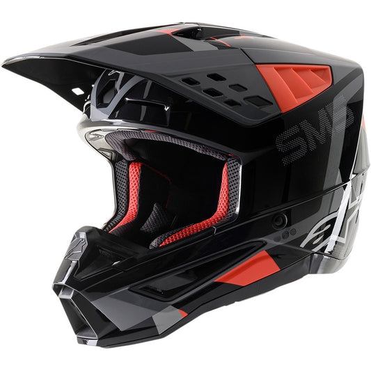 Alpinestars SM5 Rover Offroad Helmet Gray/Red