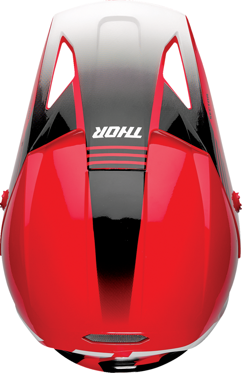 Thor Sector 2 Carve Helmet - Red/White
