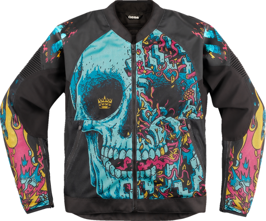 ICON Overlord3 Mesh Munchies Jacket Teal
