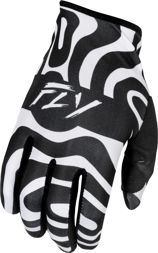 FLY Racing 2025 Lite Abyss Gloves White/Black