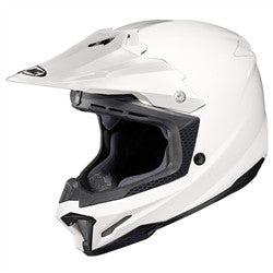 HJC CL-X7 White Offroad Helmet - Solid White