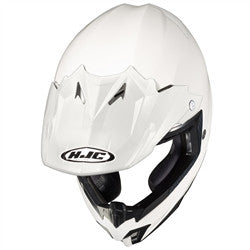 HJC CL-X7 White Offroad Helmet - Solid White