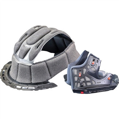 Scorpion Covert X Kwikwick 3 Liner/Cheek Pad Kit - Black