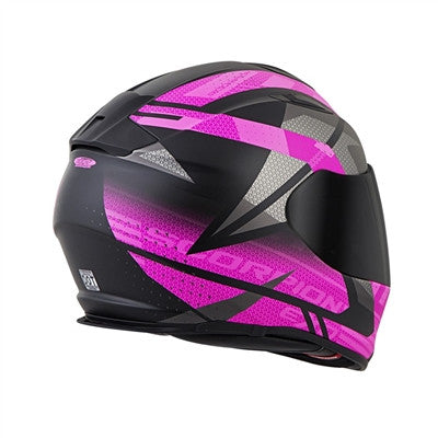 Scorpion 2018 EXO-T510 Fury Full Face Helmet - Black/Pink