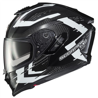 Scorpion EXO-ST1400 Caffeine Carbon Full Face Helmet - White