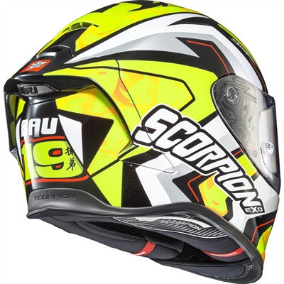 Scorpion Limited Edition EXO-R1 Air Full Face Helmet - Alvaro Bautista Yellow