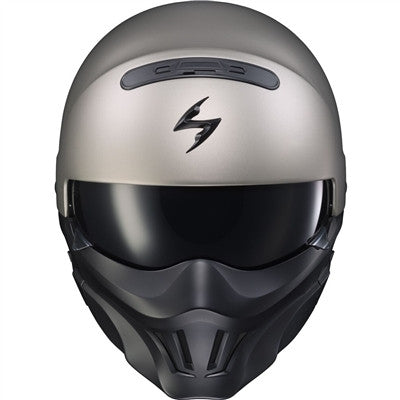 Scorpion Covert EVO Helmet with Face Mask - Titanium