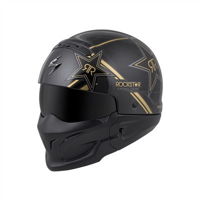 Scorpion 2019 Covert 3-In-1 Rockstar Helmet - Black/Gold