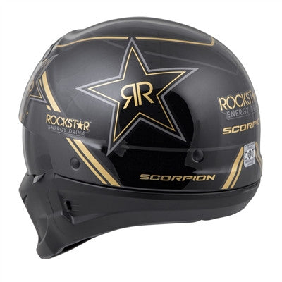 Scorpion 2019 Covert 3-In-1 Rockstar Helmet - Black/Gold