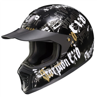 Scorpion EXO-HX1 Street Fighter Blackletter Full Face Helmet - Gloss Black