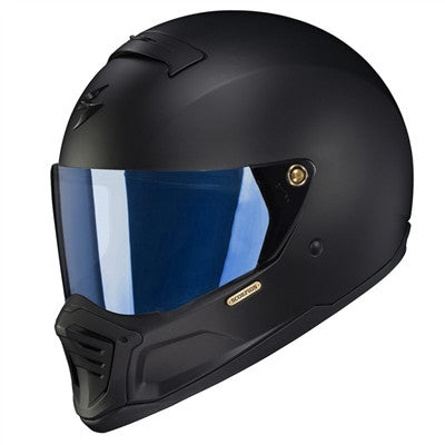 Scorpion EXO-HX1 Everclear Faceshield - Blue Mirrored