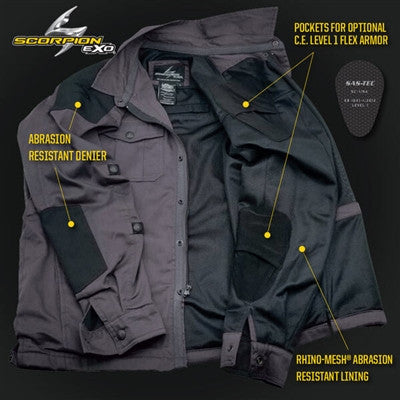 Scorpion Abrams Riding Shirt - Black