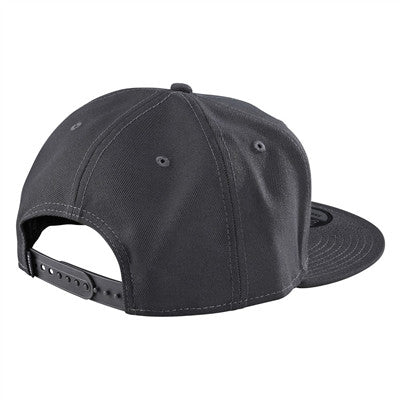 Troy Lee Designs Blockworks Snapback Hat - Graphite/Black