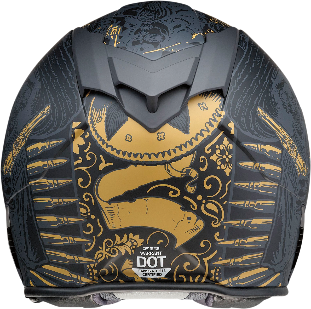 Z1R Warrant Sombrero Full Face Helmet Black/Gold