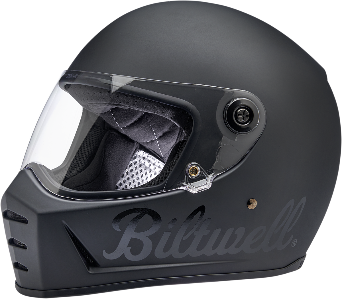 Biltwell Lane Splitter Full Face Helmet Flat Black Factory