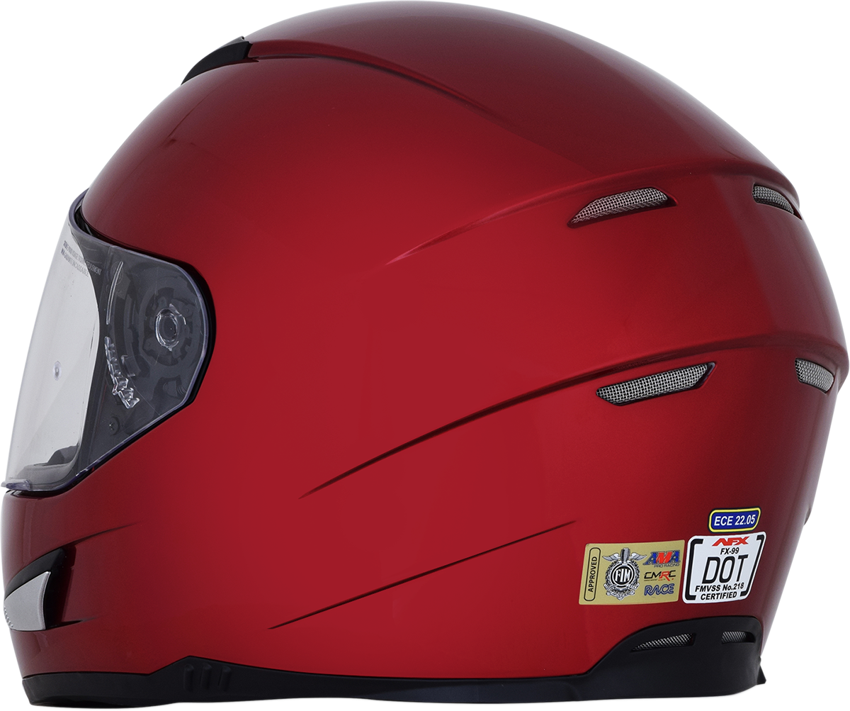 AFX FX-99 Full Face Helmet Wine Red