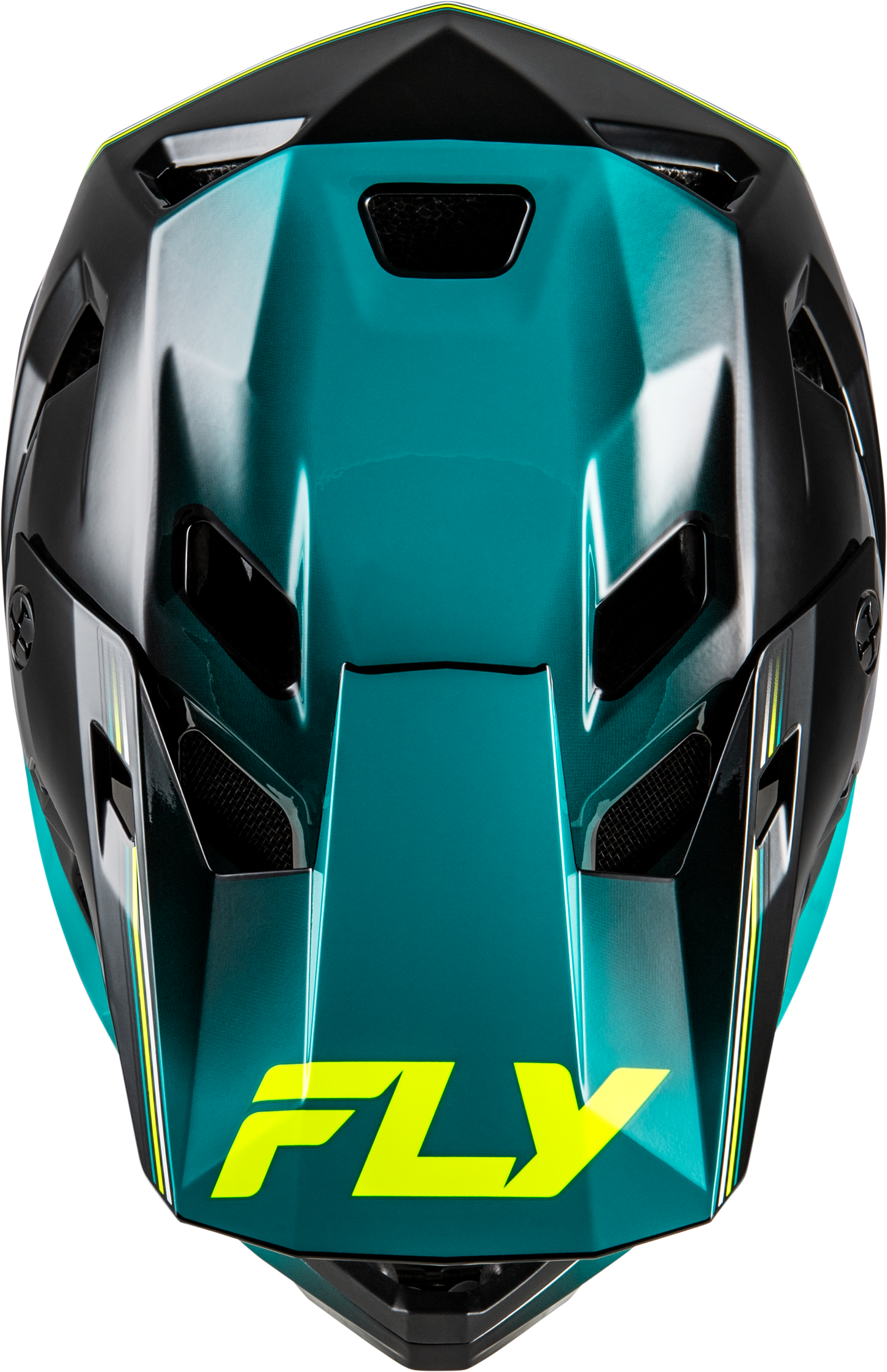 FLY Racing 2026 Rayce Repeat Bicycle Helmet Black/Teal/Hi-Vis