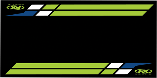 Factory Effex Bike Mat Green Kawasaki