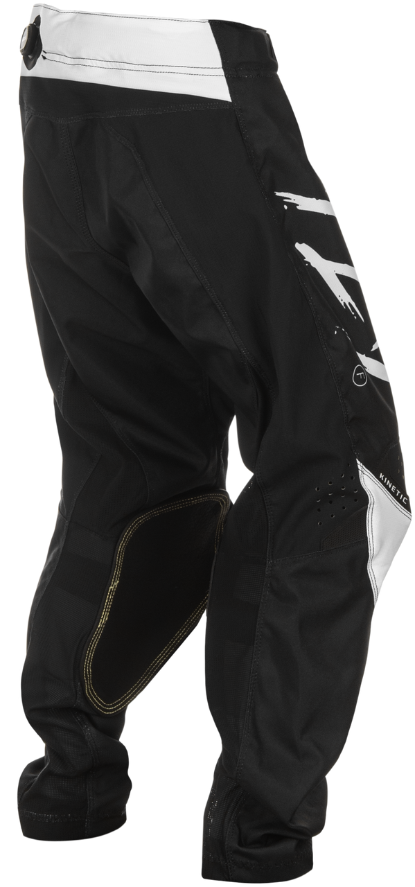 FLY Racing 2025 Youth Kinetic Stoke Pant Black/White