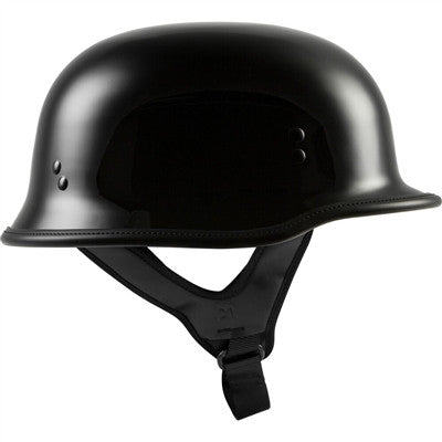 Highway 21 9mm German Beanie Solid Helmet - Gloss Black