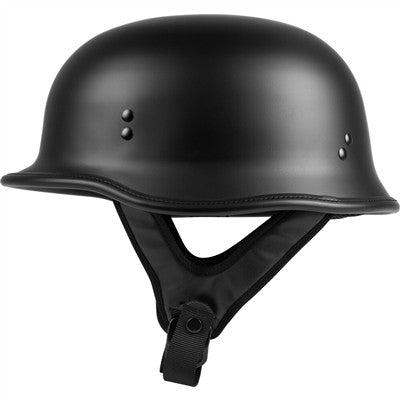 Highway 21 9mm German Beanie Solid Helmet - Matte Black