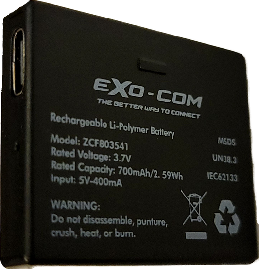 UCLEAR EXO-COM Replacement Spare Battery
