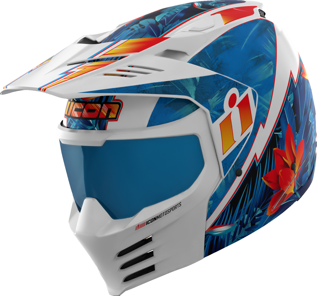 ICON Elsinore Helmet Kaonohi Blue