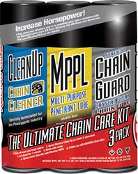 Maxima Syn Chain Guard Ultimate Chain Care Kit Combo 3-Pack