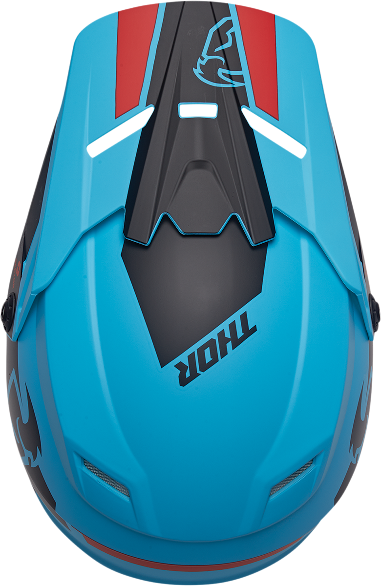 Thor 2023 Youth Sector Split MIPS Helmet - Blue/Black