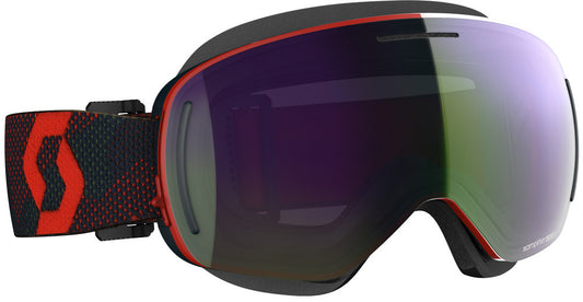 SCOTT - 272845-4710314 - LCG EVO SNOWCROSS GOGGLE RED/BLU NIGHTS ENHNCR GRN CHRM