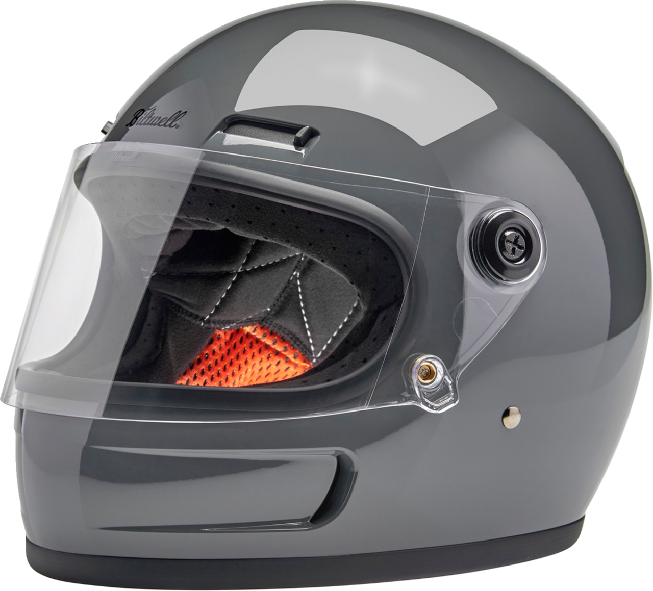 Biltwell Gringo SV Full Face Helmet Gloss Storm Gray