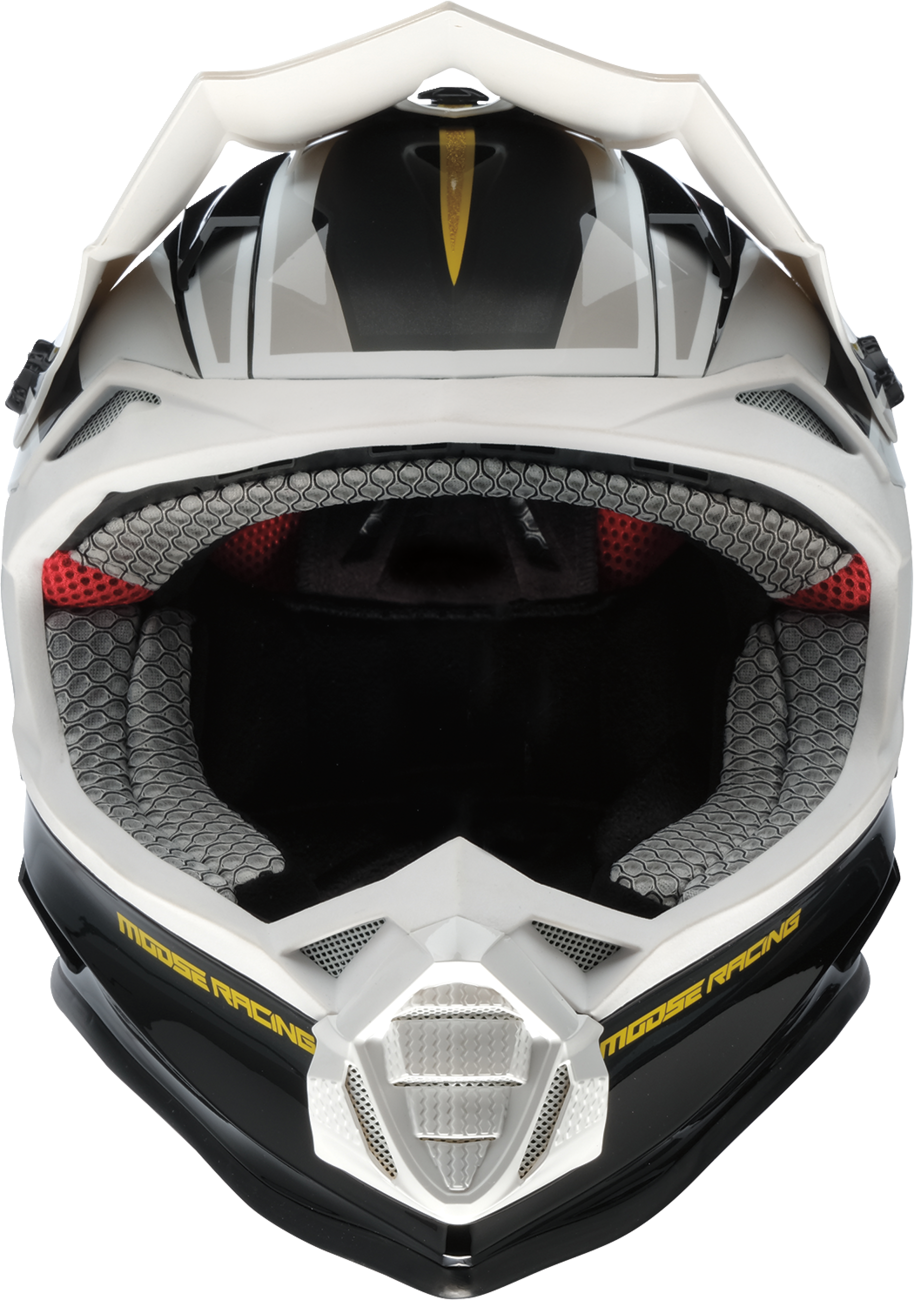 Moose Racing MR3 F.A.F Helmet White/Black/Gold
