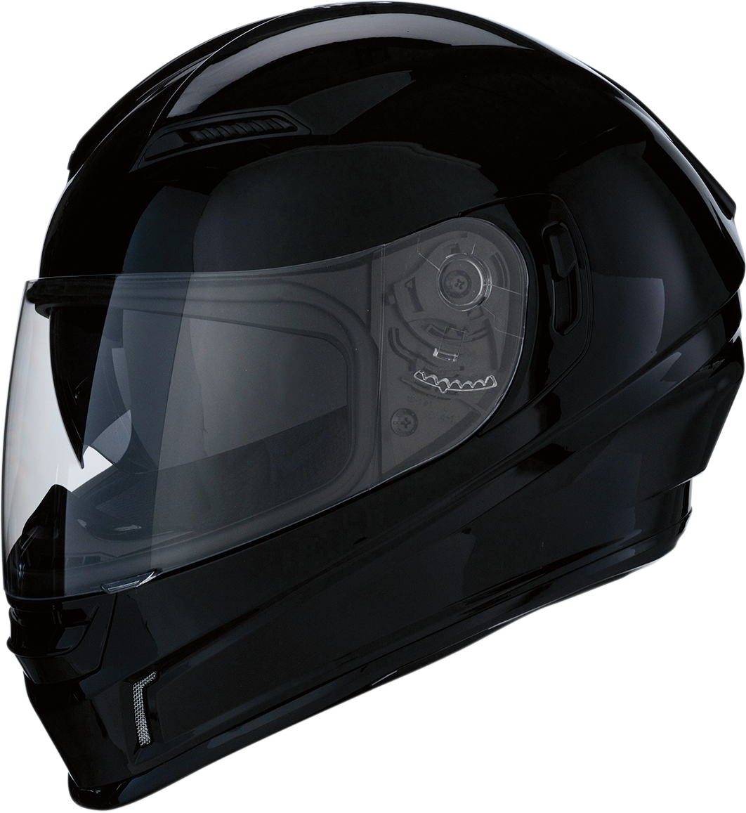 Z1R Jackal Solid Full Face Helmet Black