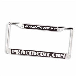 Pro Circuit License Plate Frame Chrome
