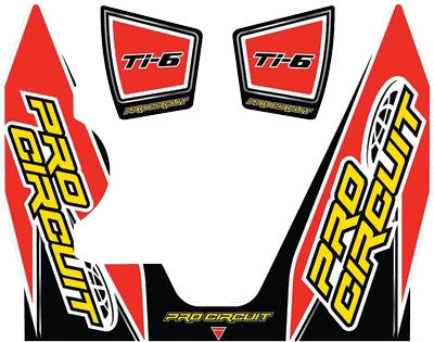 Pro Circuit Replacement Muffler Stickers