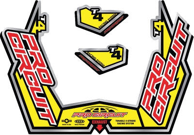 Pro Circuit Replacement Muffler Stickers