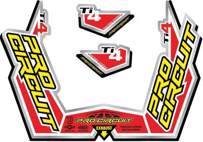 Pro Circuit Replacement Muffler Stickers