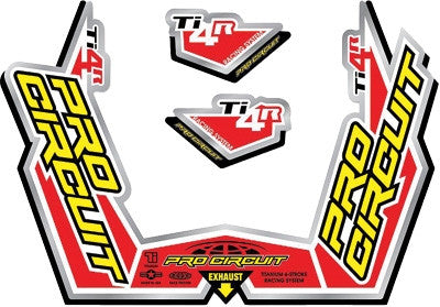 Pro Circuit Replacement Muffler Stickers