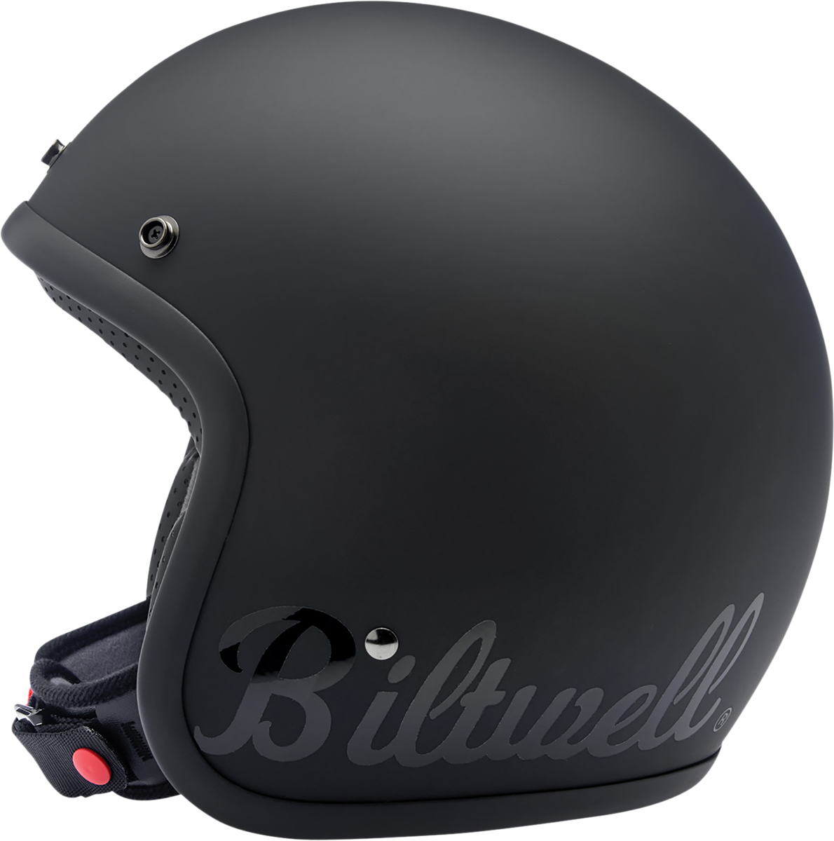 Biltwell Bonanza Open Face Helmet Flat Black Factory